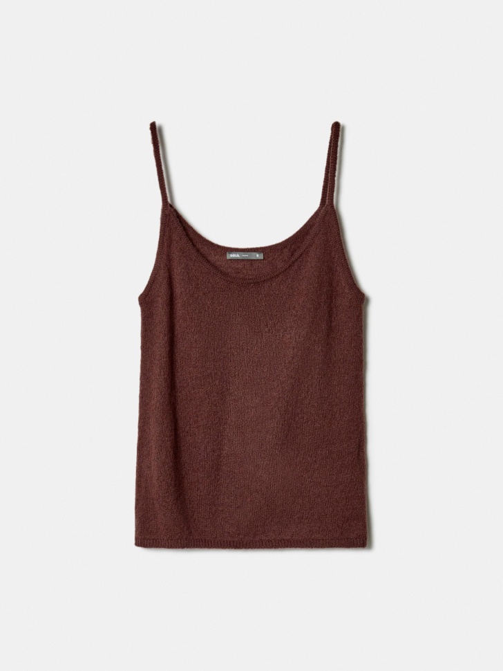 

Вязаный топ с содержанием шерсти из линейки SELA Young, SL6803210201