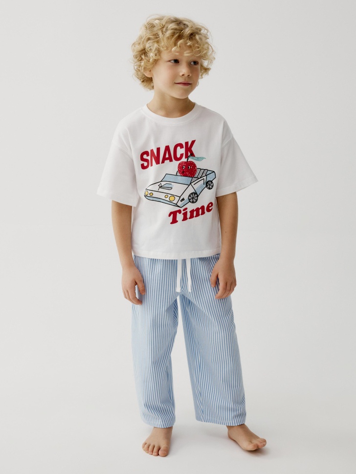 Пижама с принтом для мальчиков 1899₽