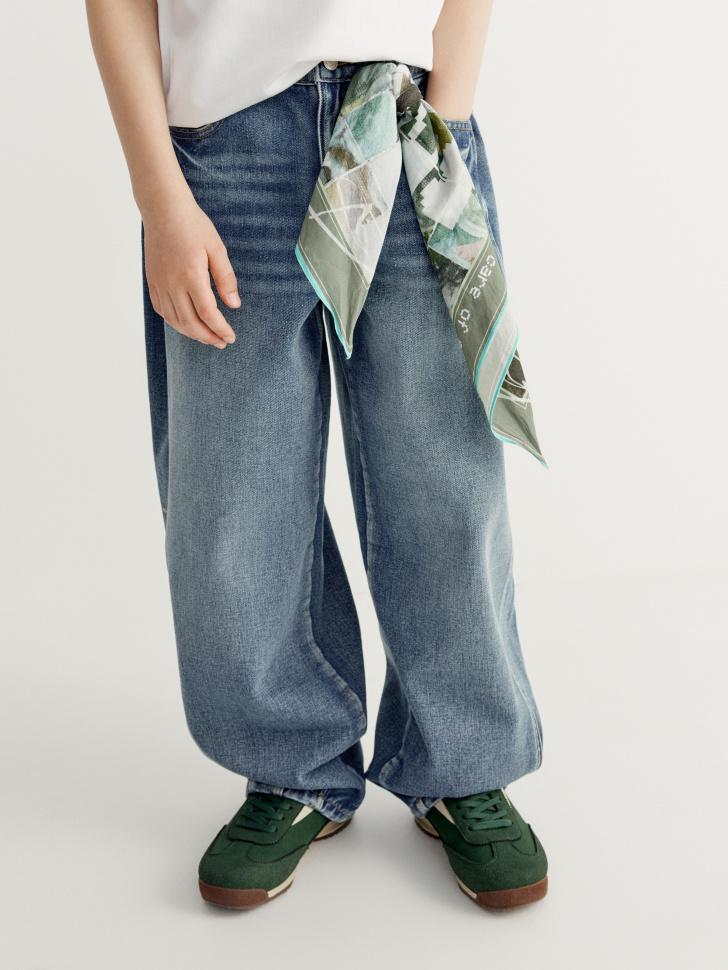 Бандана SELA ART PEOPLE с Angry Brothers, зеленый, арт. 45419