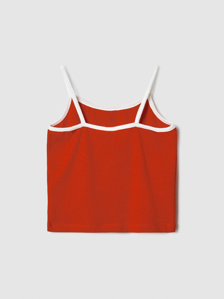 укороченный топ с принтом для девочек от бренда sela вид слева