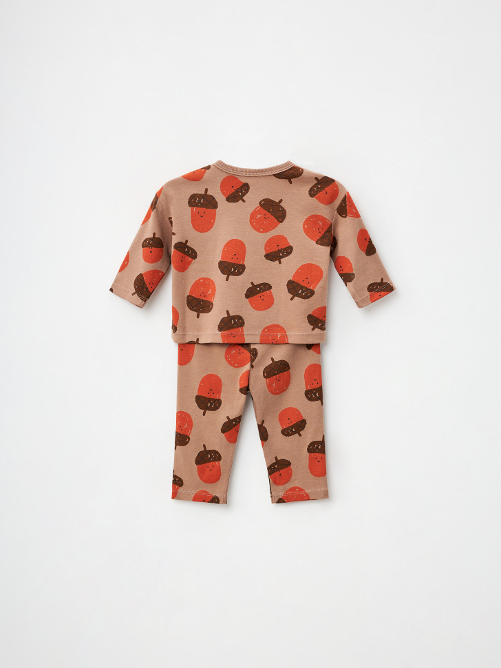 Трикотажная пижама с принтом для малышей (2 шт.) - фото 7