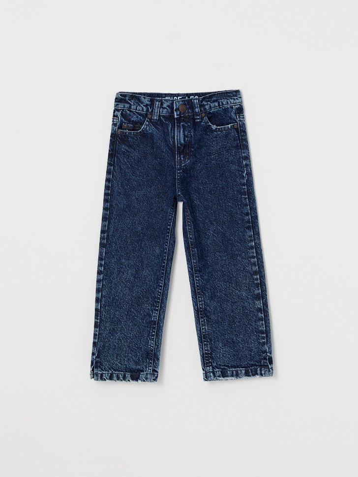 Широкие джинсы для девочек (синий, 116/ 6-7 YEARS) от Sela