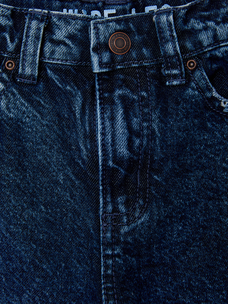 Широкие джинсы для девочек (синий, 98/ 3-4 YEARS) от Sela