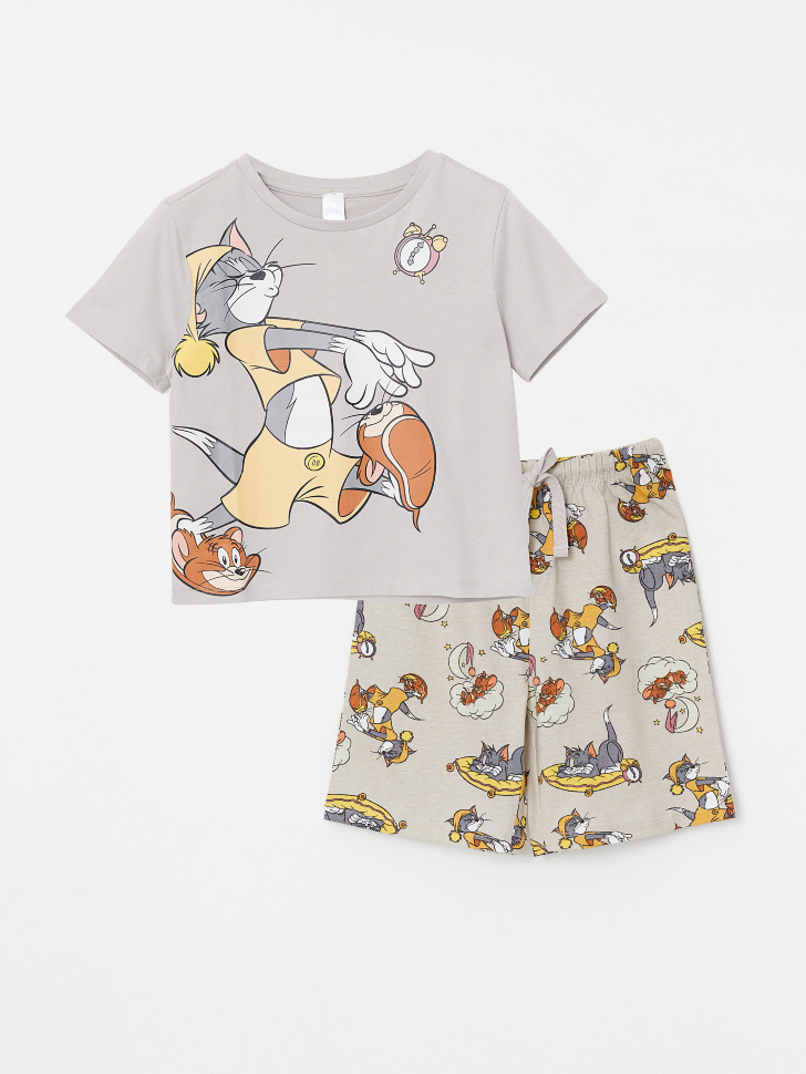 Пижама с ярким принтом Tom & Jerry для мальчиков (принт, 92-98 (2-3 YEARS))