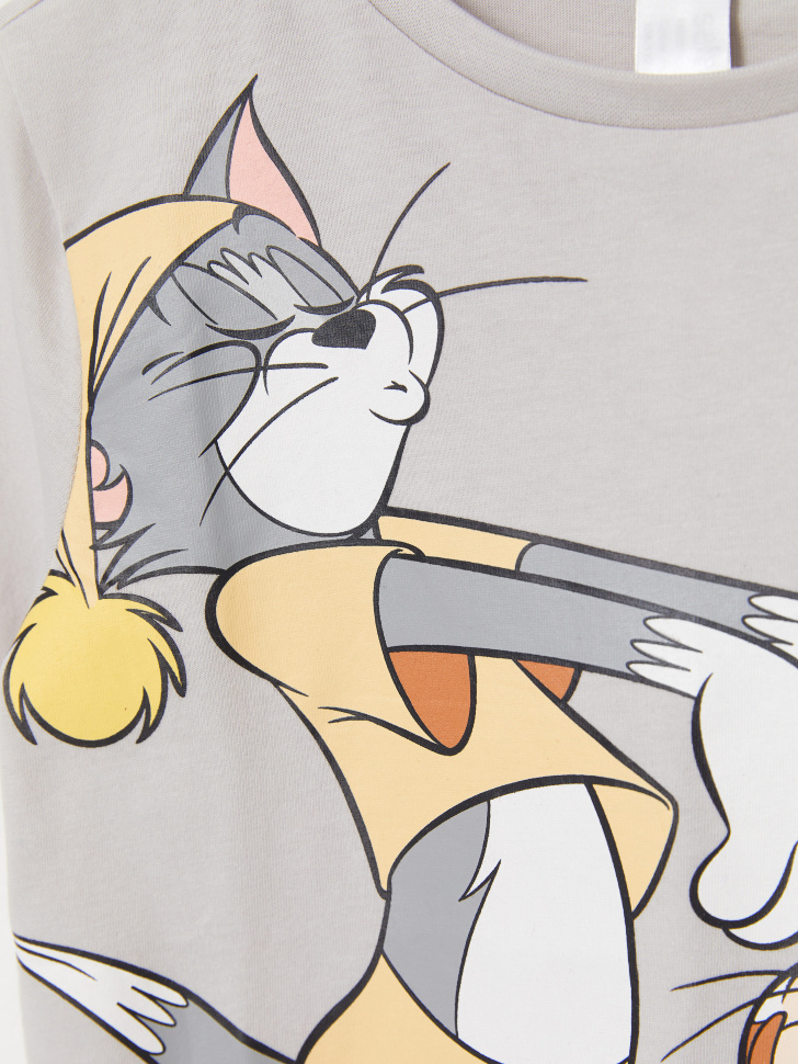 Пижама с ярким принтом Tom & Jerry для мальчиков (принт, 92-98 (2-3 YEARS)) sela 4640078775057 - фото 4
