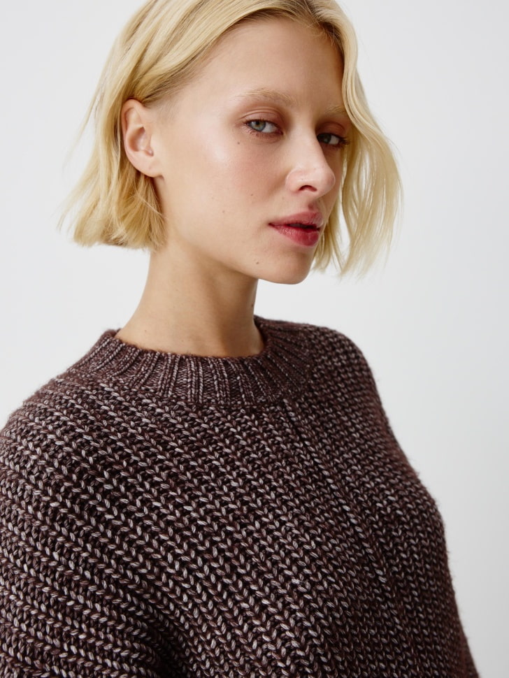 вязаный джемпер с содержанием шерсти 4610517176257 на официальном сайте