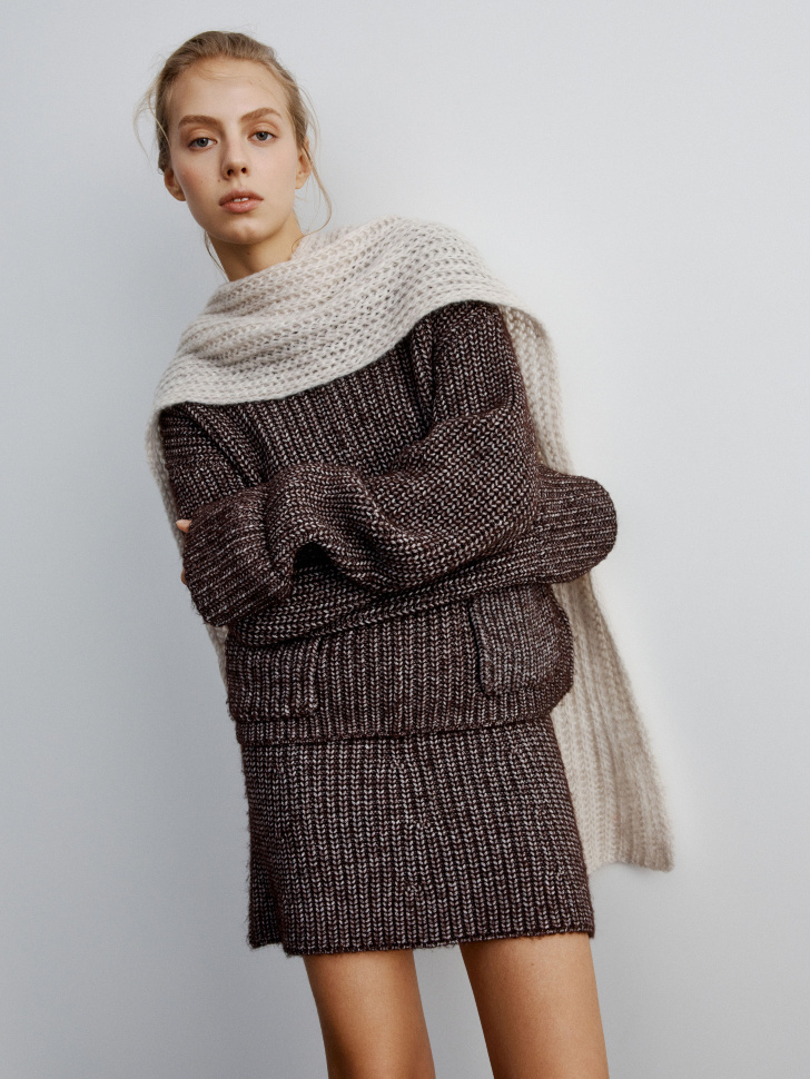 вязаный джемпер с содержанием шерсти 4610517176257 в интернет магазине