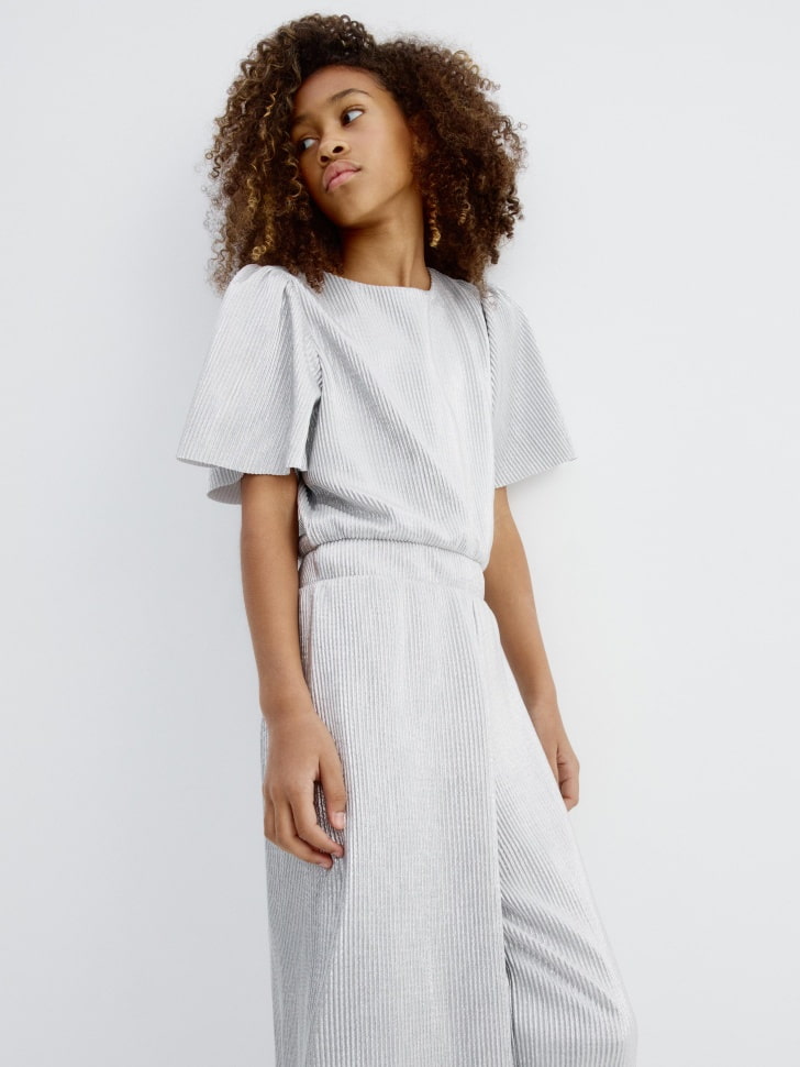 комбинезон с эффектом металлик для девочек 4680798754024 в интернет магазине