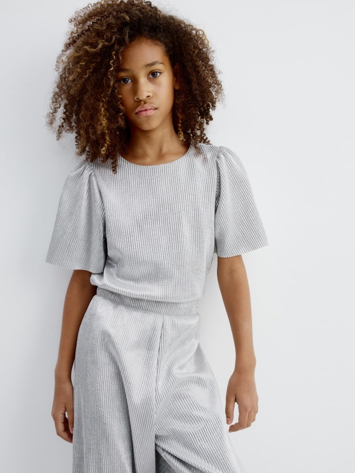 комбинезон с эффектом металлик для девочек 4680798754024 купить с доставкой