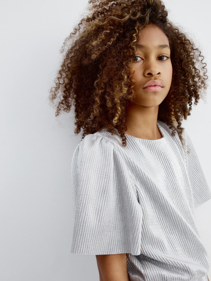 комбинезон с эффектом металлик для девочек 4680798754024 по низкой цене