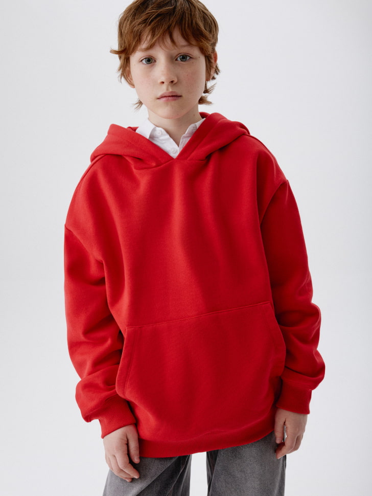 новогоднее худи с рожками на капюшоне для мальчиков 4610517010827 в интернет магазине