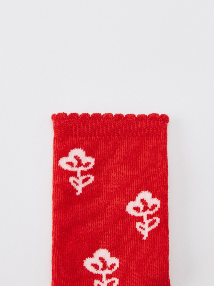 набор из 5 пар носков для девочек из россии вид сбоку