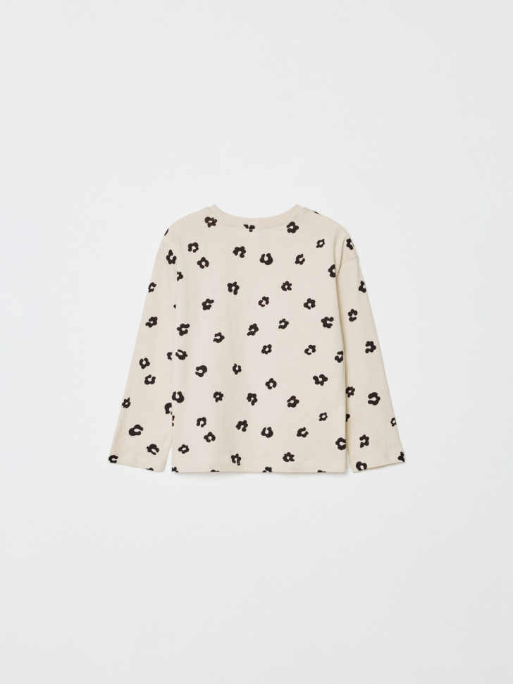 лонгслив с принтом для девочек 4610517162267 по акции