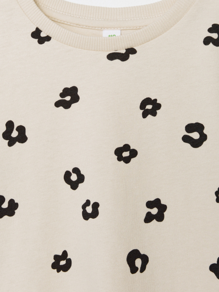 лонгслив с принтом для девочек 4610517162267 в интернет магазине