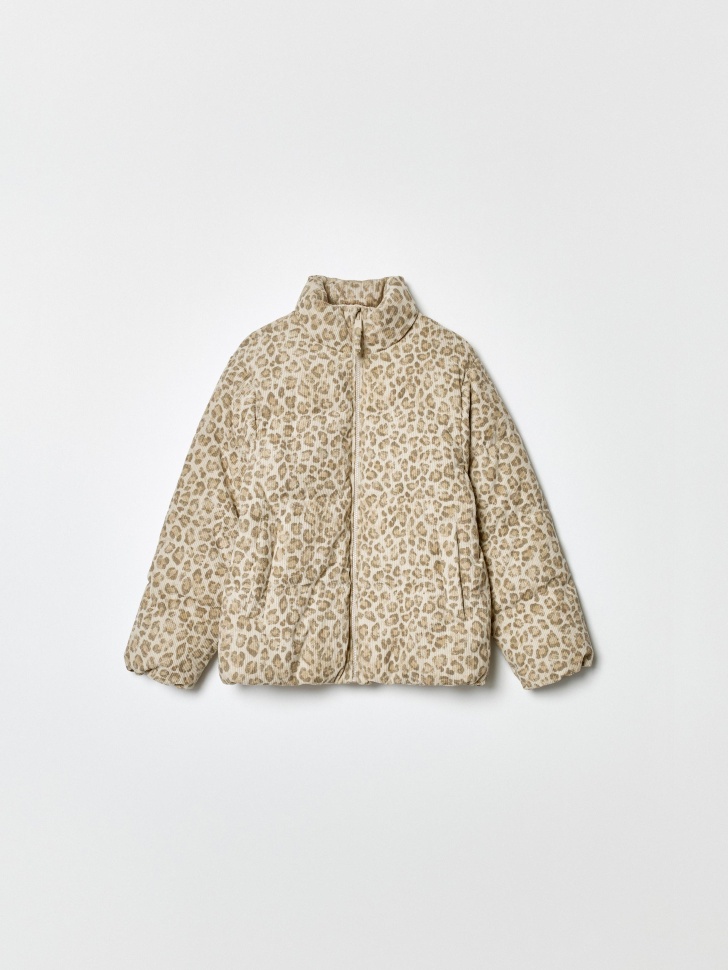 вельветовая куртка с леопардовым принтом для девочек 4610517145741 фотография