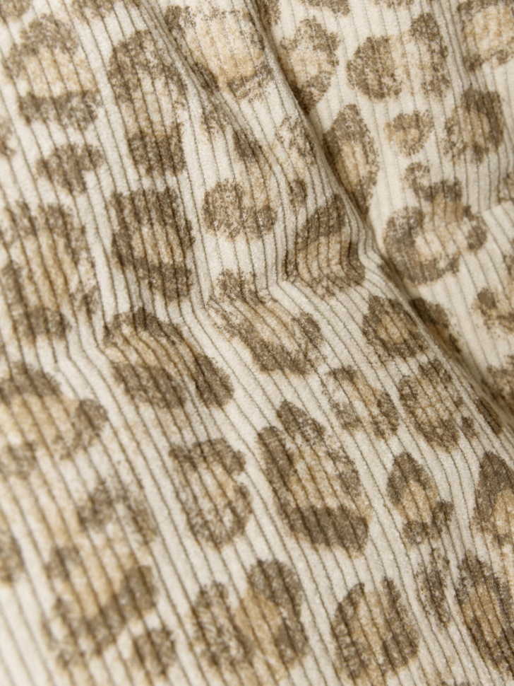 вельветовая куртка с леопардовым принтом для девочек из россии вид сбоку