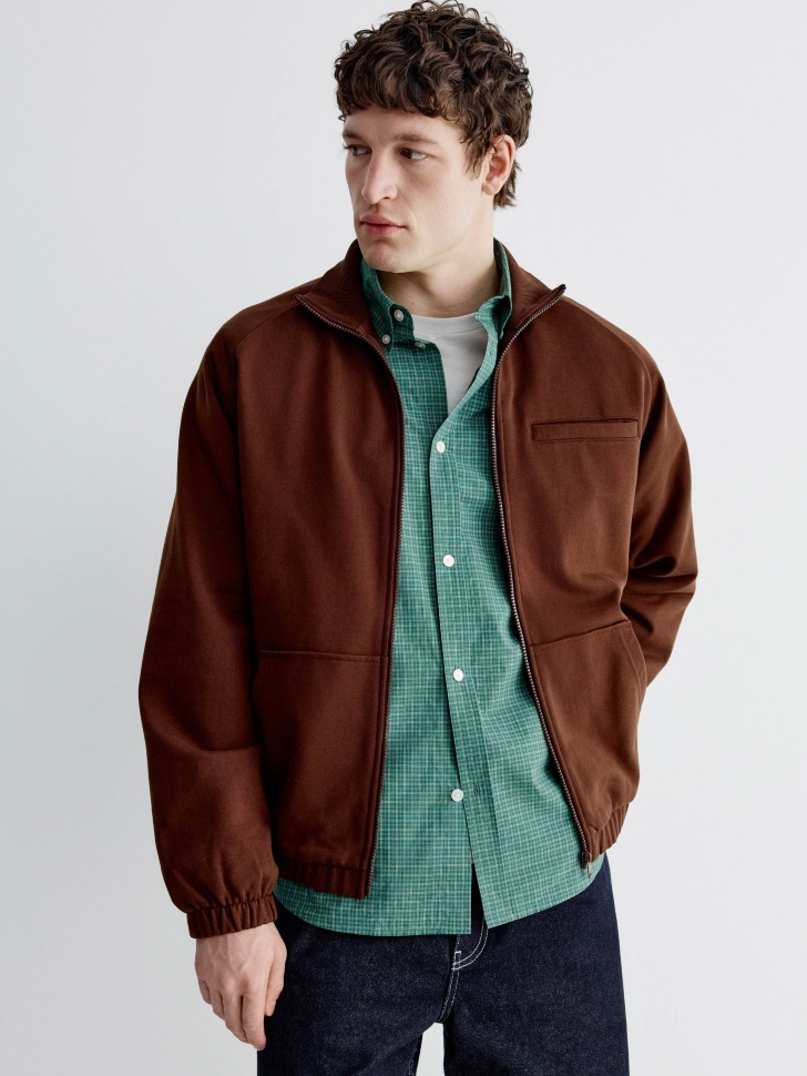 Толстовка SELA оверсайз на молнии, арт. 38235