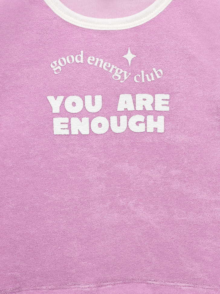 Махровая футболка для девочек (розовый, 92) sela 4680129719753 - фото 2