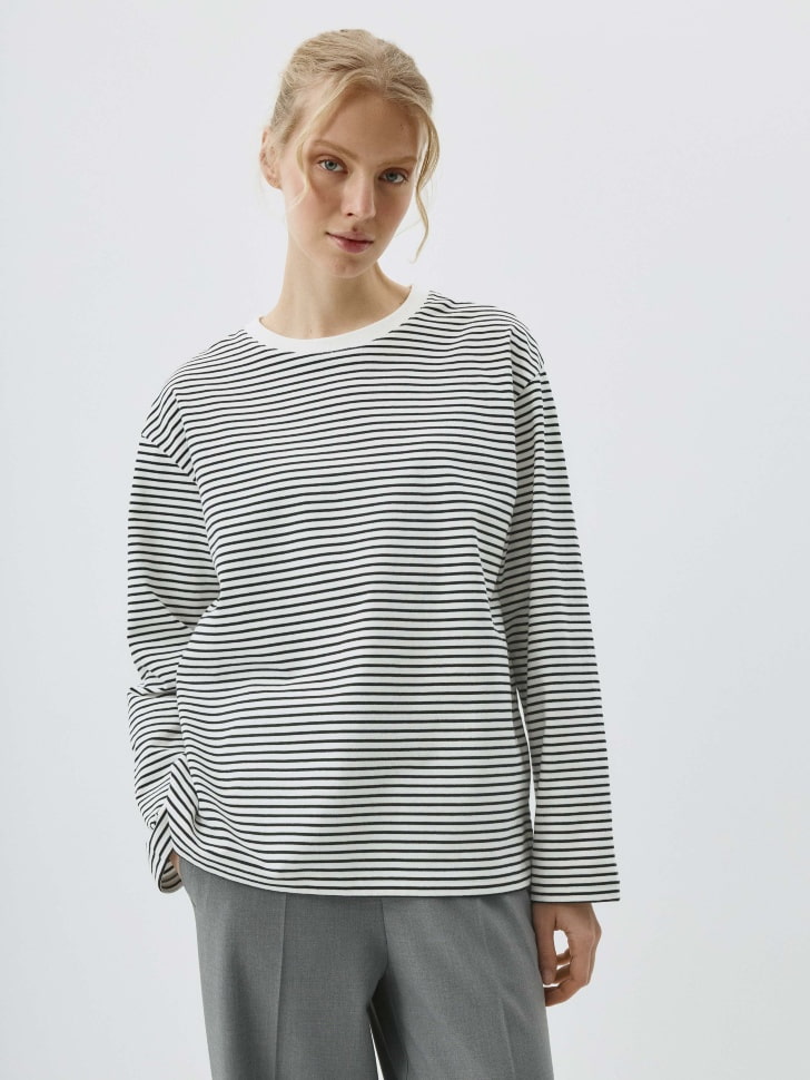 Лонгслив ANNA OVERSIZE FIT. Фото №4