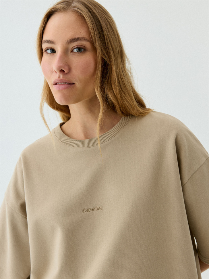 

Футболка ENDY OVERSIZE FIT с вышивкой