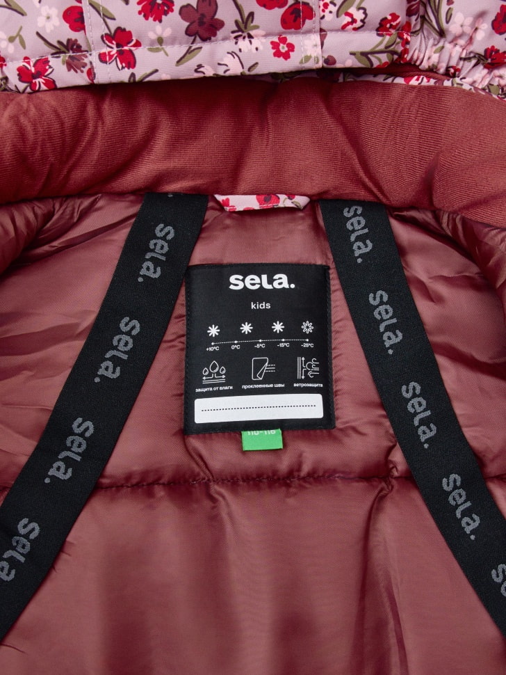 Зимняя куртка из технологичной мембранной ткани seladrytex® для девочек. Фото №6