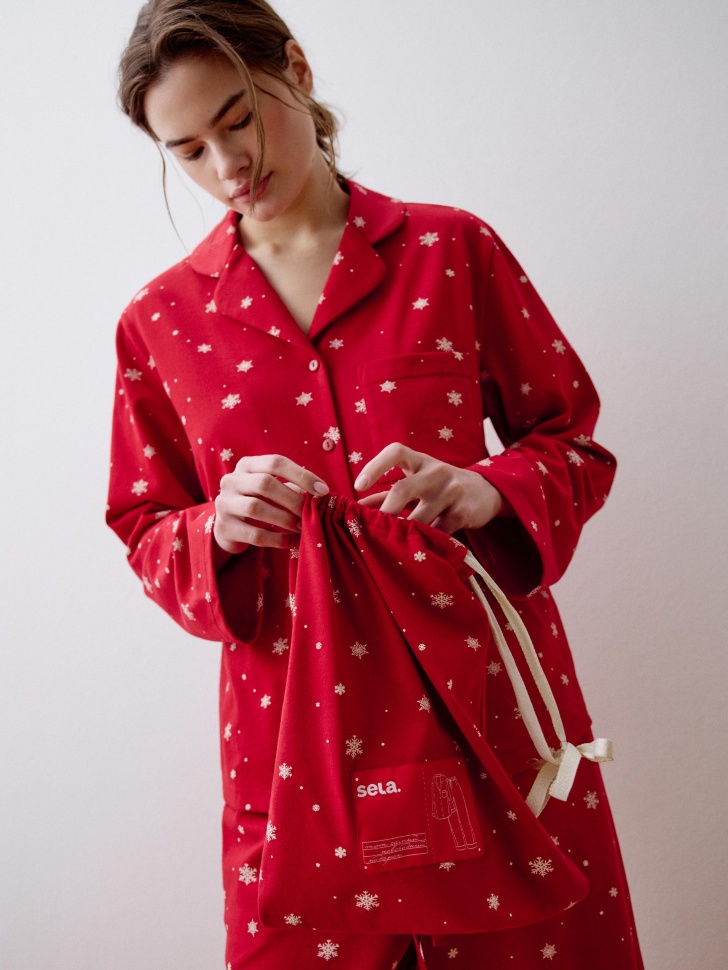 трикотажная пижама с принтом 4610517278661 по акции