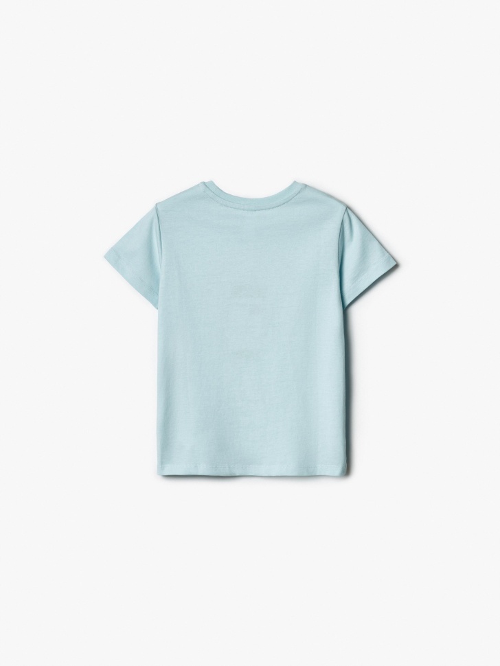 футболка оверсайз с принтом для мальчиков от бренда sela вид слева