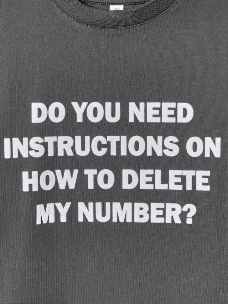 футболка оверсайз с принтом для девочек из россии вид сбоку