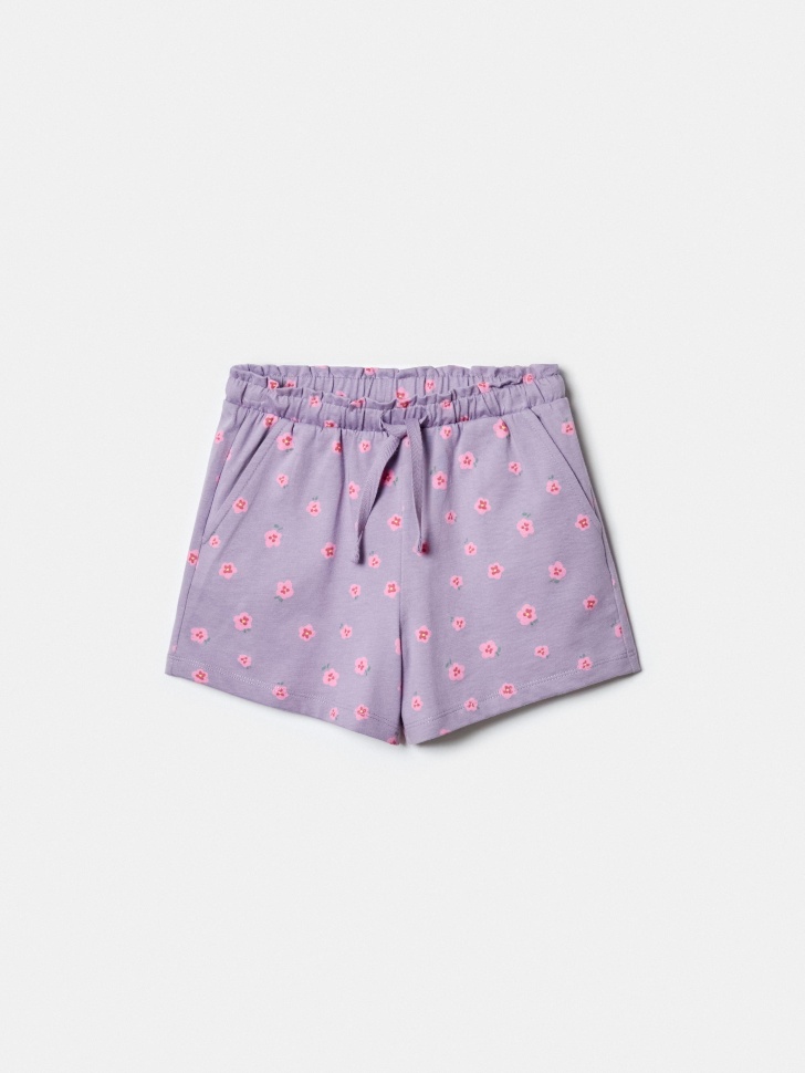 Трикотажные шорты Sela с принтом, фиолетовый, арт. 54641