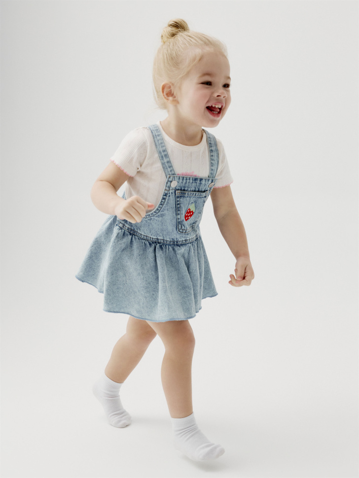 джинсовый сарафан для девочек 4610517894366 фотография