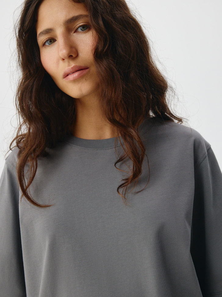 Базовая футболка ALBA oversize fit. Фото №4