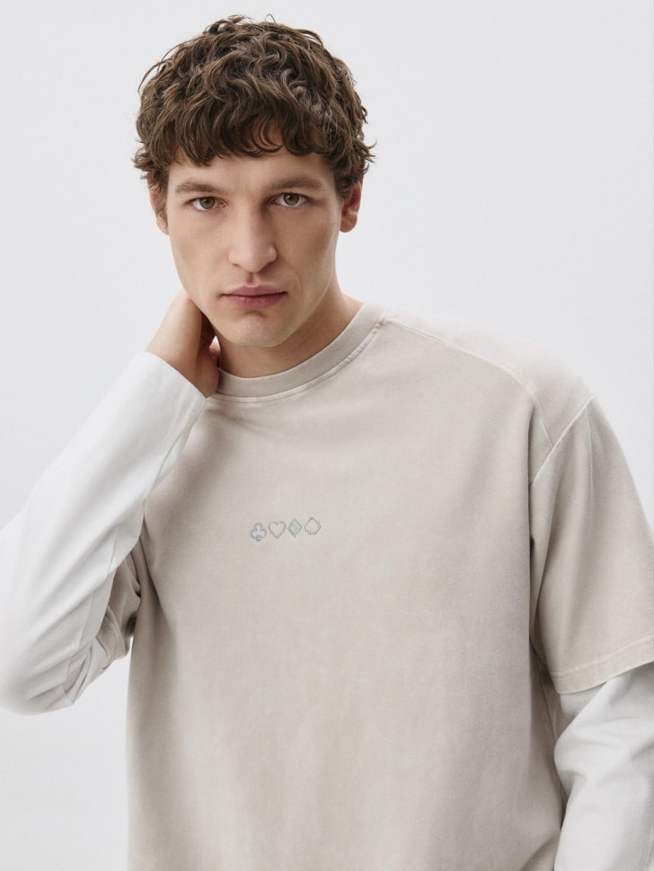 Футболка OVERSIZE FIT с принтом. Фото №4