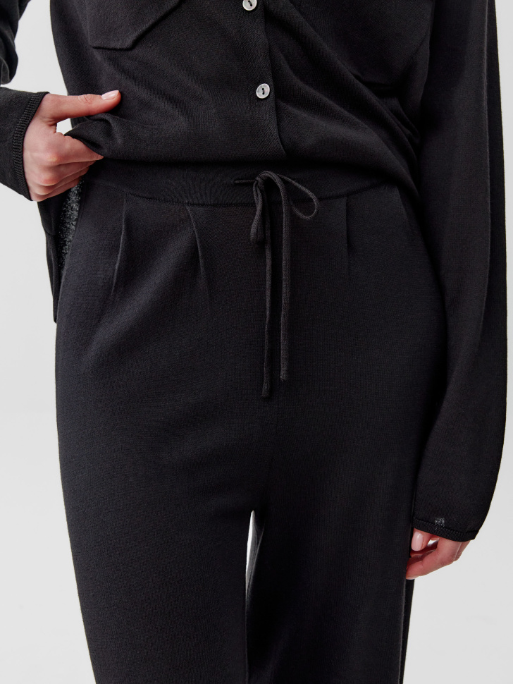 брюки палаццо из модала и хлопка премиум качества из россии вид сбоку