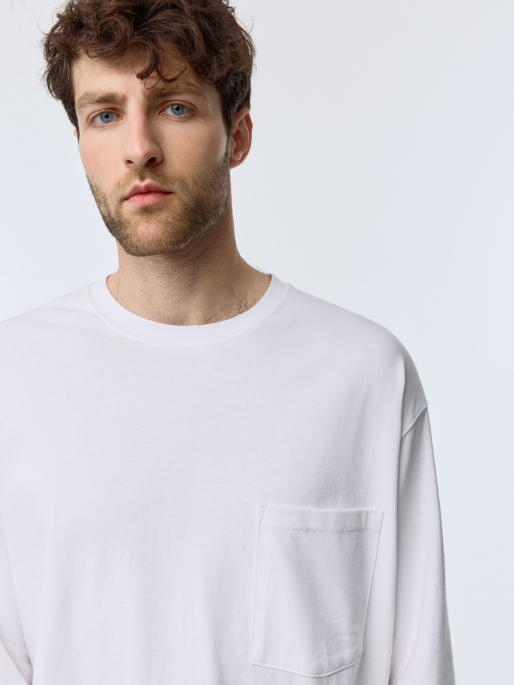 Базовый лонгслив RELAXED FIT. Фото №3