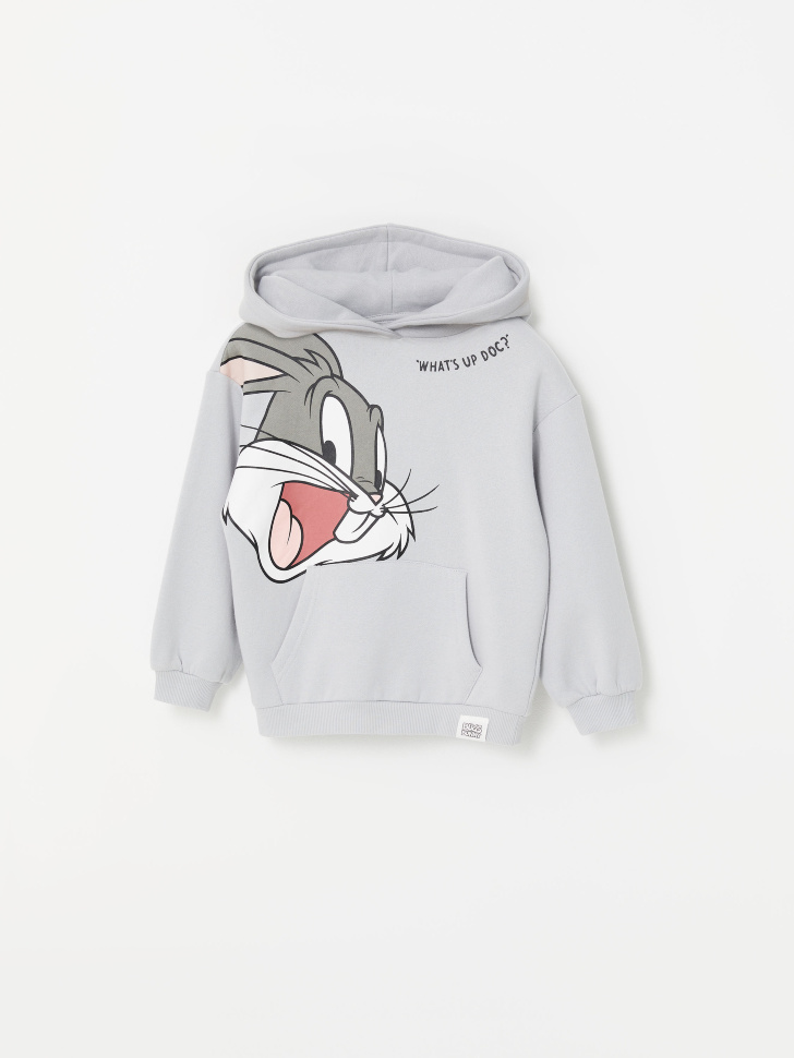 

Худи с принтом Looney Tunes для девочек, Серый