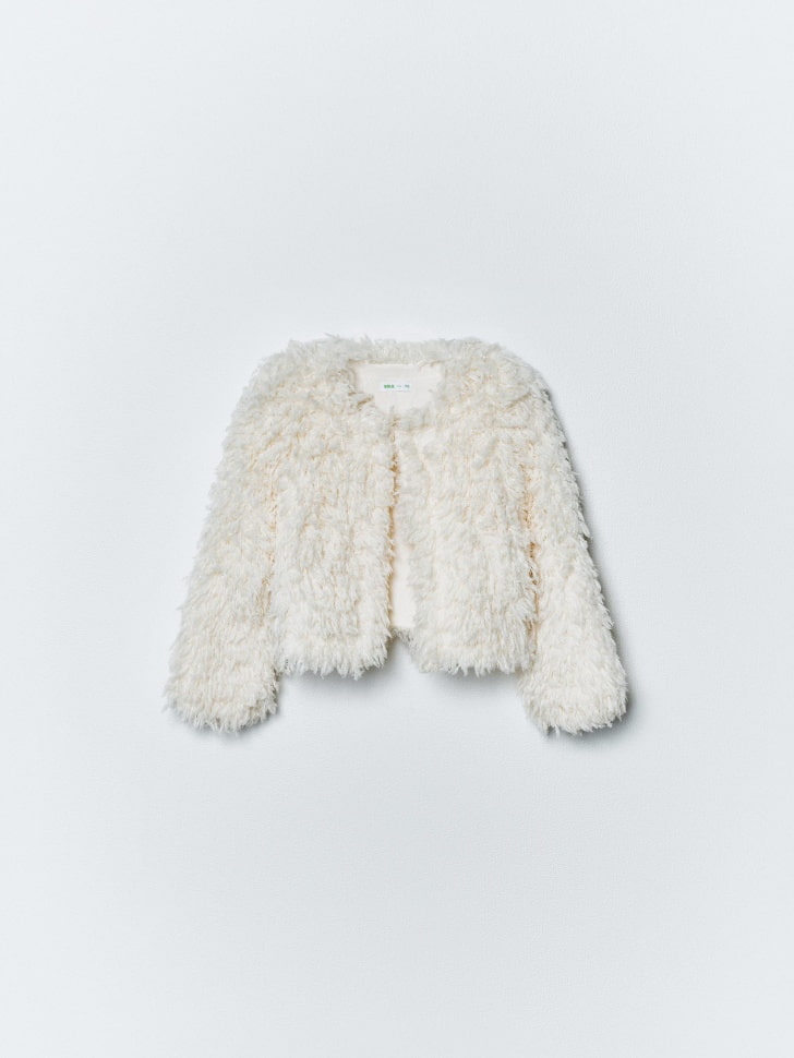 пушистый жакет для девочек 4680798657820 с промокодом