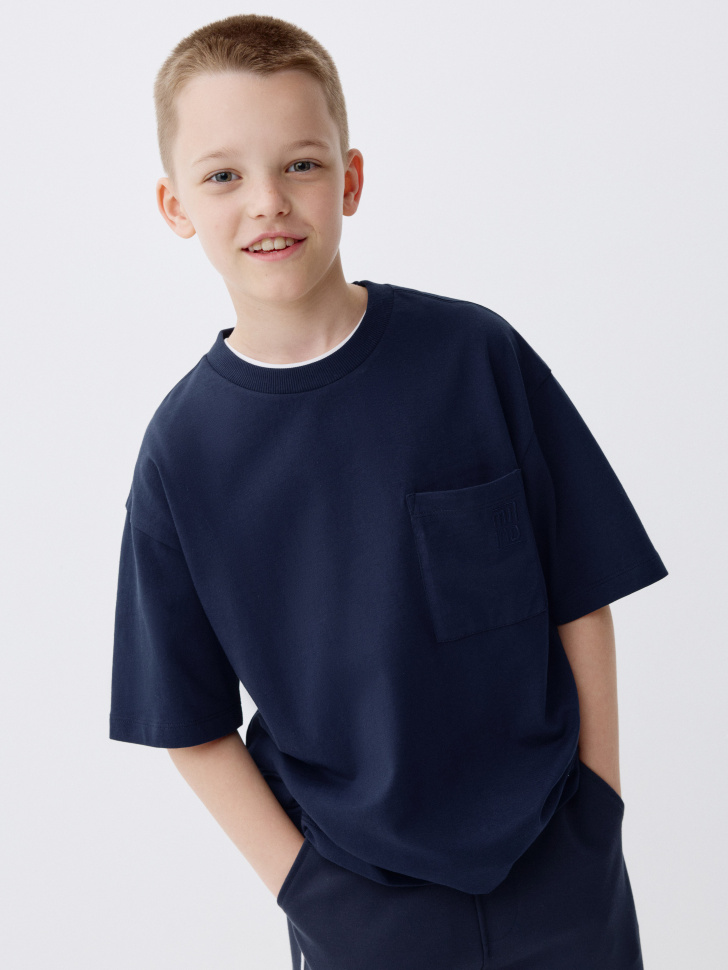 базовая футболка оверсайз детская 4680798260389 фотография