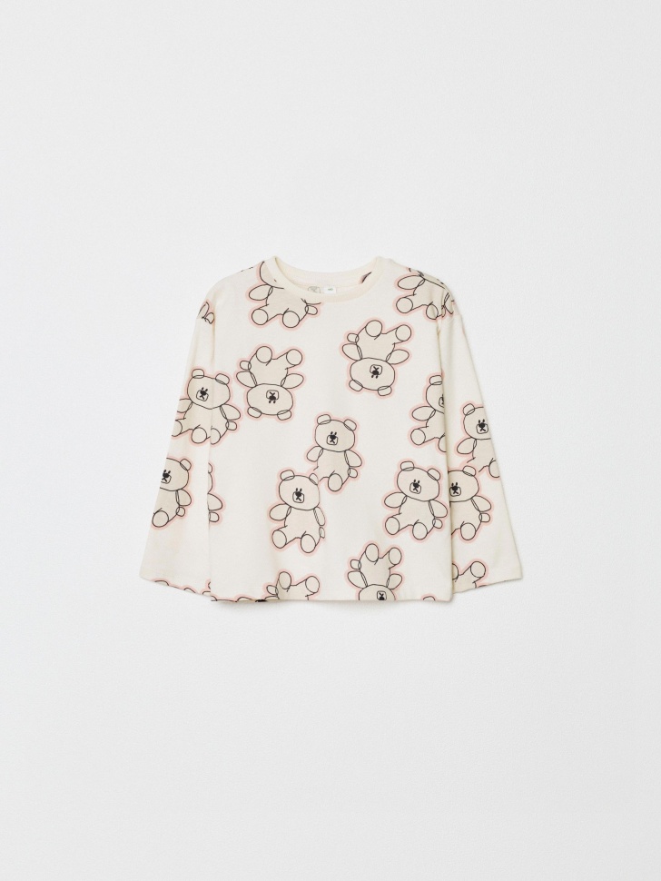 лонгслив с принтом для девочек 4610517162397 фотография