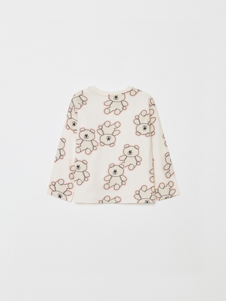 лонгслив с принтом для девочек 4610517162397 по акции