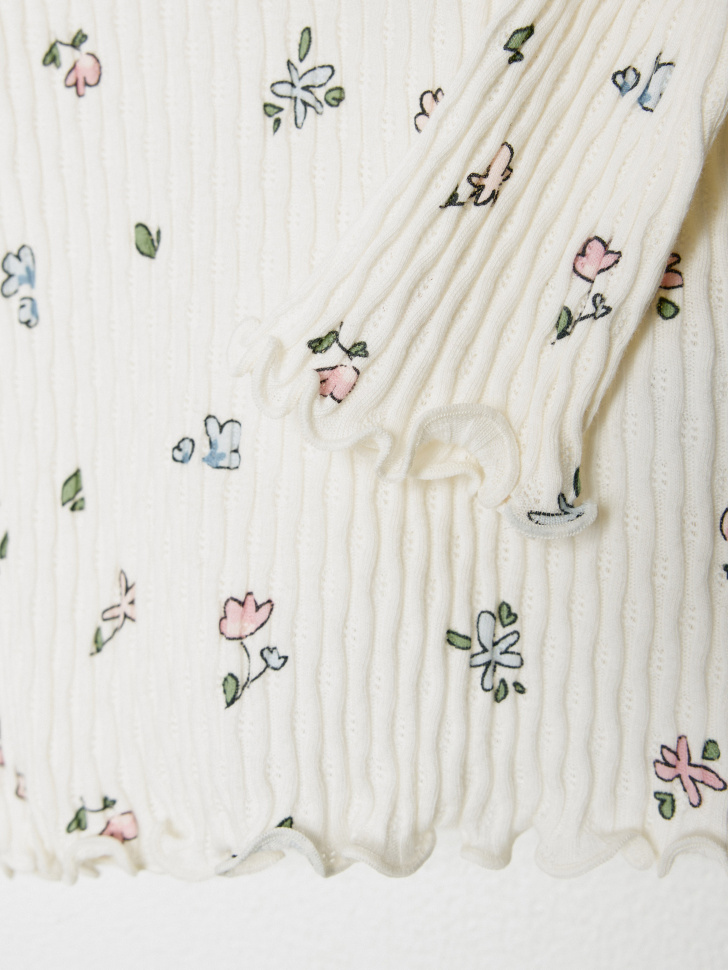 лонгслив на пуговицах для девочек 4610517173614 с промокодом