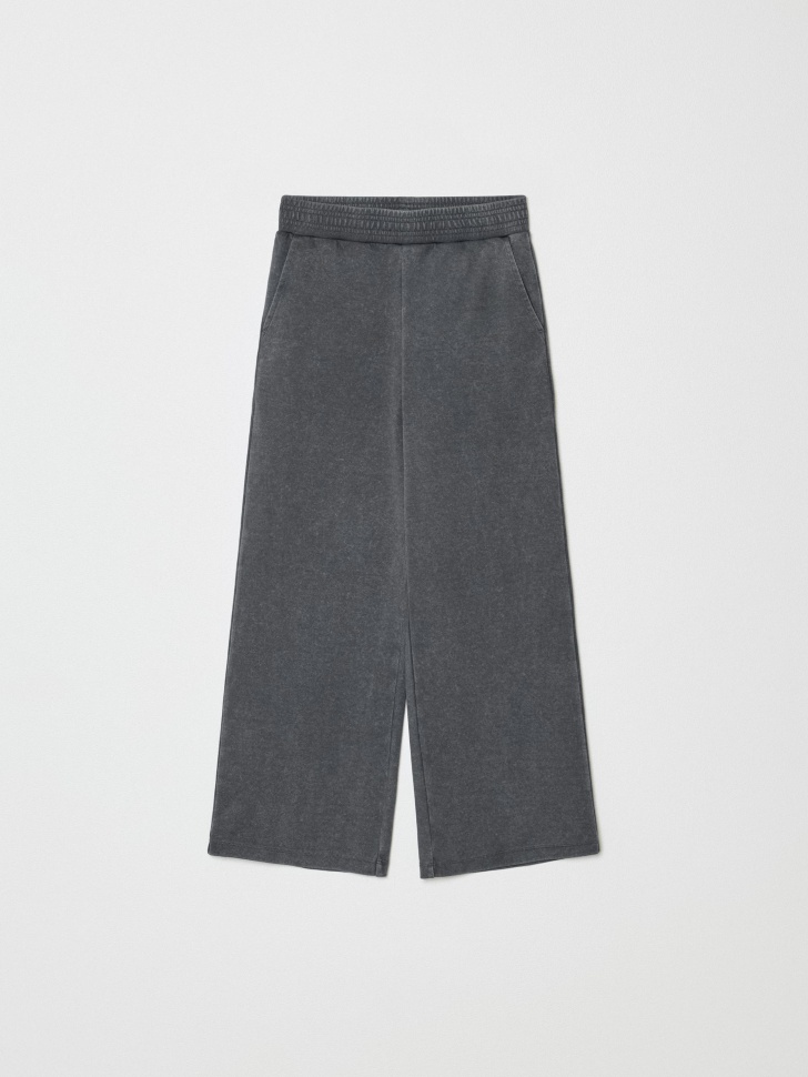 трикотажные брюки с эффектом стирки для девочек 4680798488264 в интернет магазине