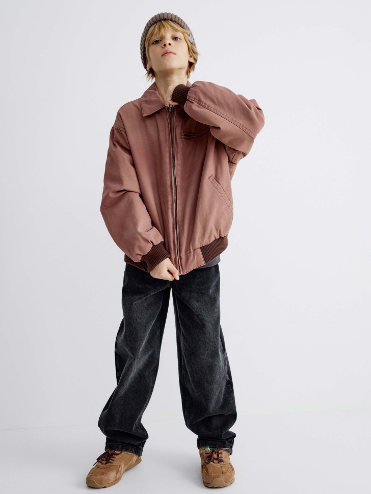 шапка бини для мальчиков от бренда sela вид слева