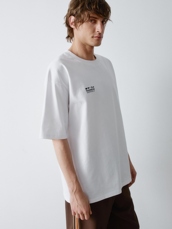 футболка relaxed fit с принтом 4610517299499 купить с доставкой