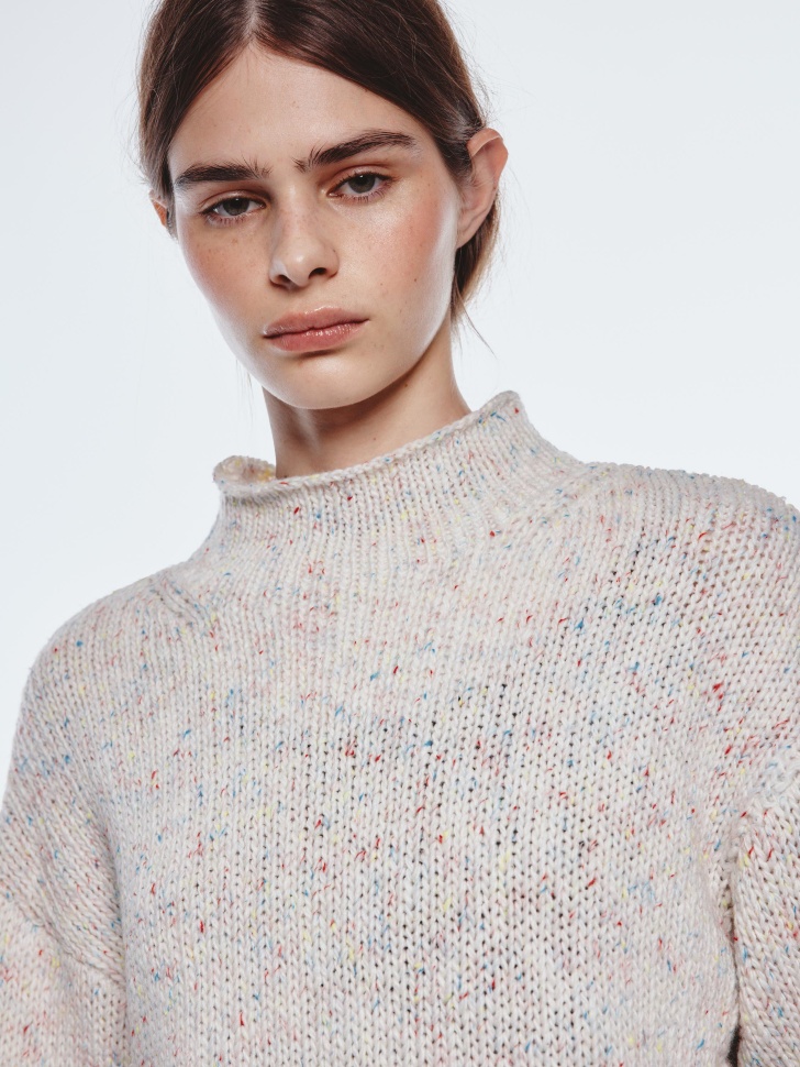 укороченный джемпер из линейки  young универсального стиля с лицевой стороны