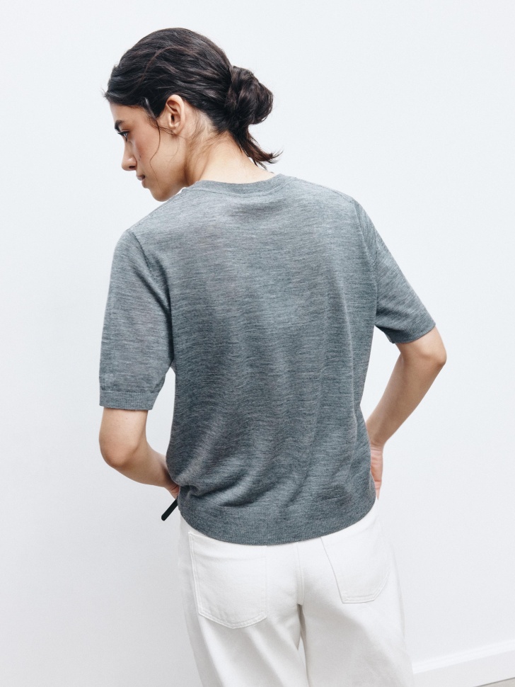 джемпер из шерсти премиум качества - качественный продукт вид сбоку