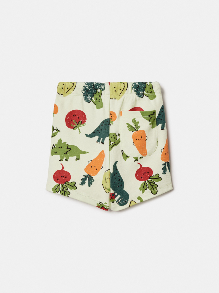 трикотажные шорты для малышей от бренда sela вид слева