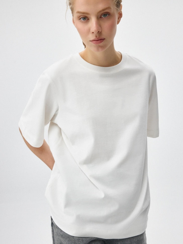Базовая футболка ALBA oversize fit. Фото №4
