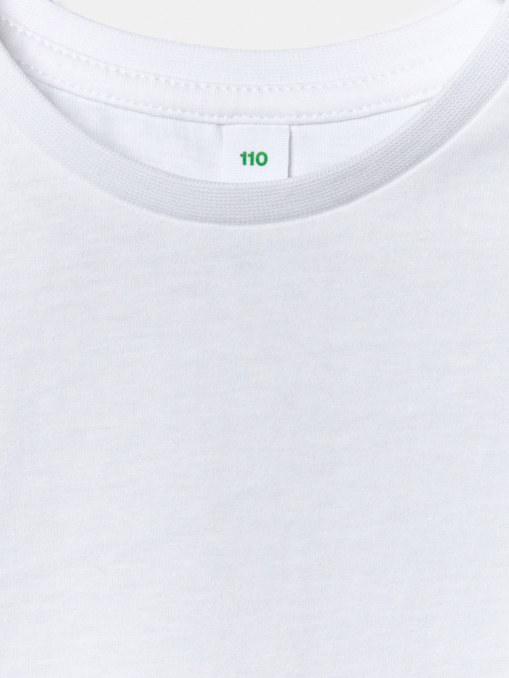 базовая футболка детская из россии вид сбоку