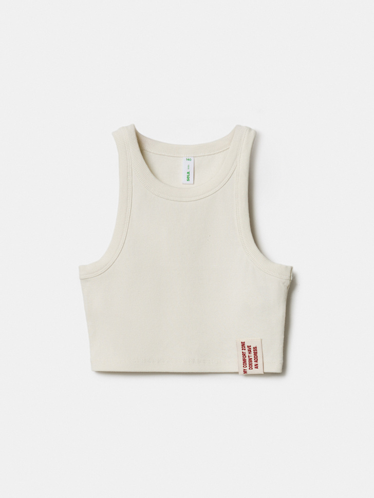 Укороченный топ SELA, бежевый, арт. 52188