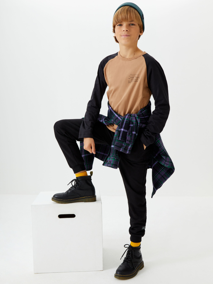 

Базовые джоггеры для мальчика, Черный